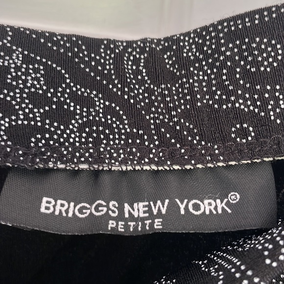 Briggs New York, Petite large, black and white maxi skirt - Picture 3 of 5